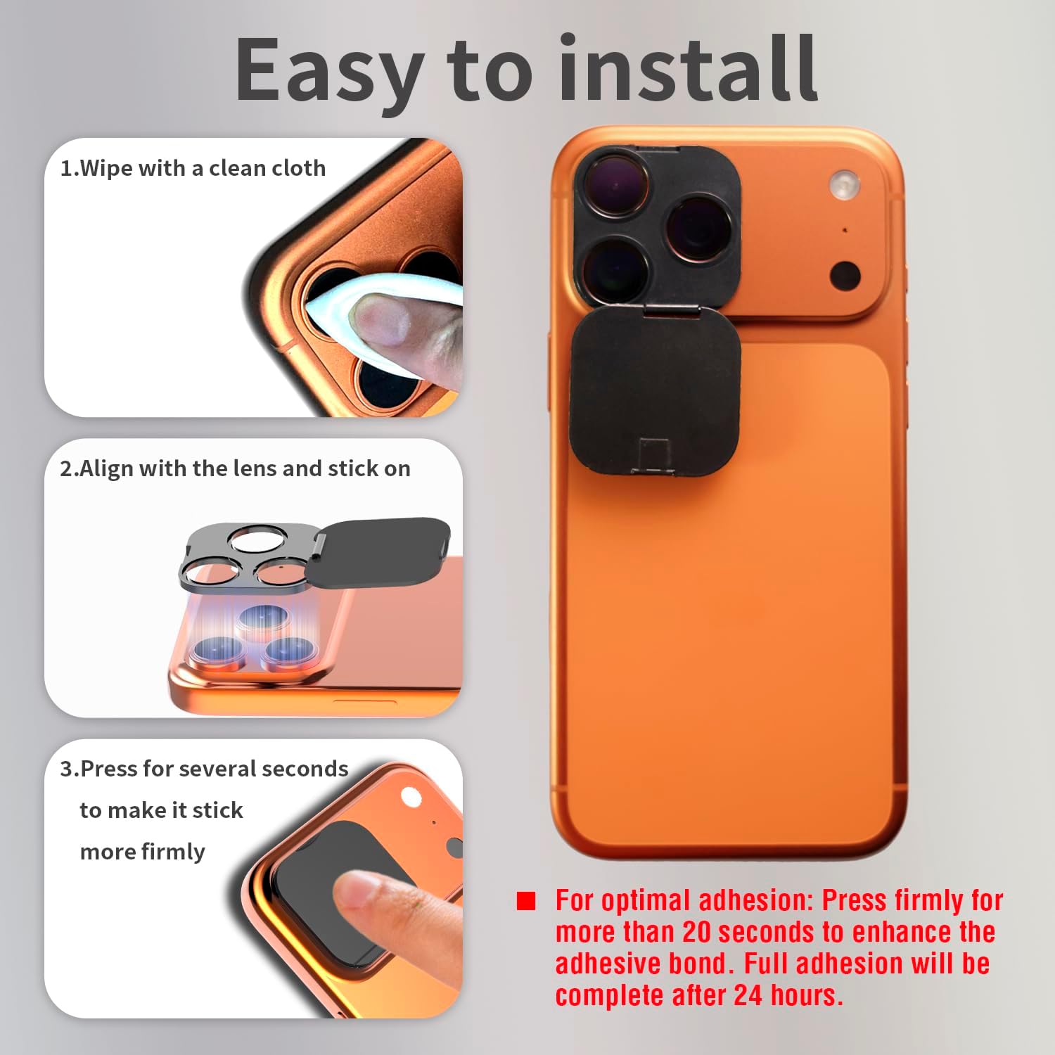 Защитная крышка для объектива  – обзор и цена Back Cover Adhesive