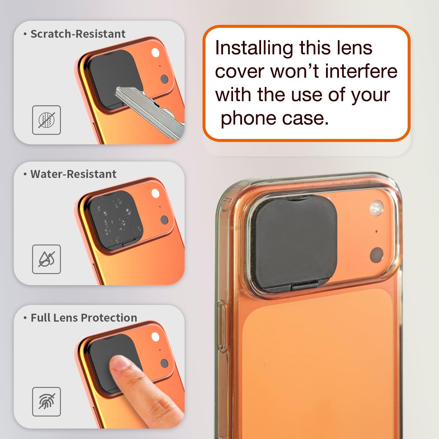 Защитная крышка для объектива  – обзор и цена Back Cover Adhesive