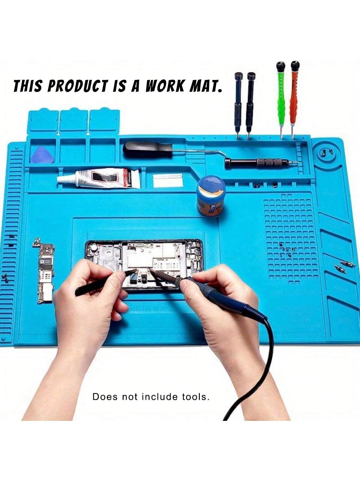 Термостойкая силиконовая подкл – обзор и цена Electronics Repair Workbench